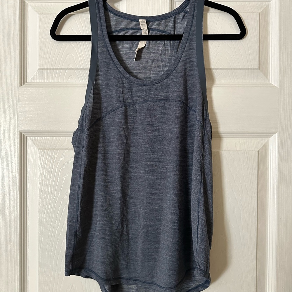 Lululemon Athletica Gray Relaxed Sleeveless Tank Top